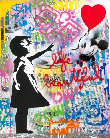 Mr Brainwash - Balloon Girl